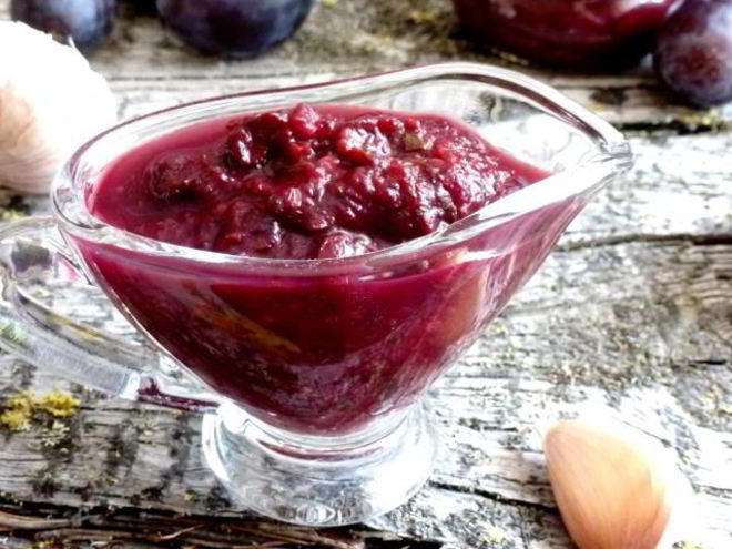 Рецепт сливового соуса ткемали