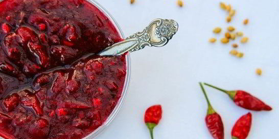 Соус Ткемали из красной алычи