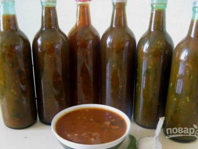 Рецепт соуса ткемали из зеленых слив