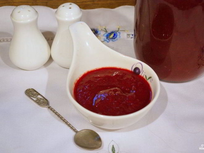 Рецепт соуса ткемали с синей сливой