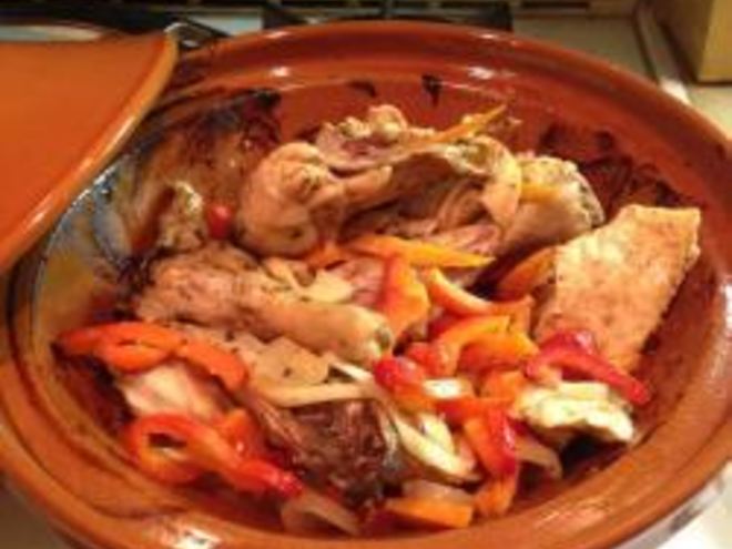 Рецепт тажина из курицы с ткемали