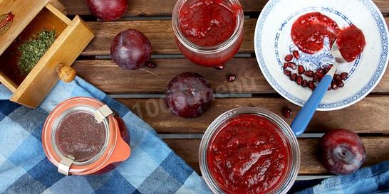 Ткемали из красной сливы