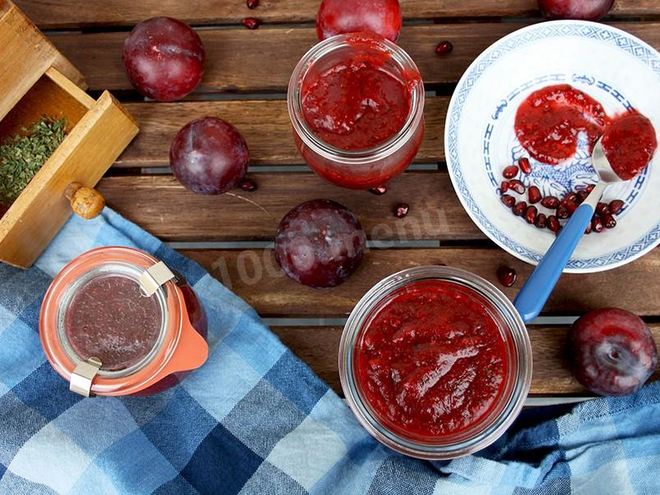 Рецепт ткемали из красной сливы