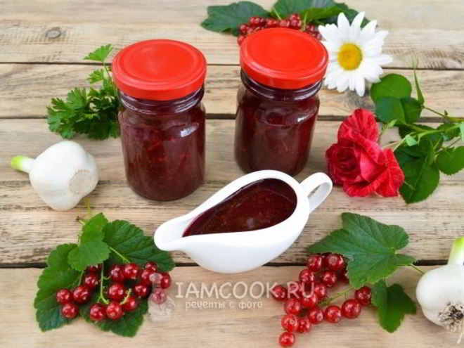 Рецепт ткемали из красной смородины