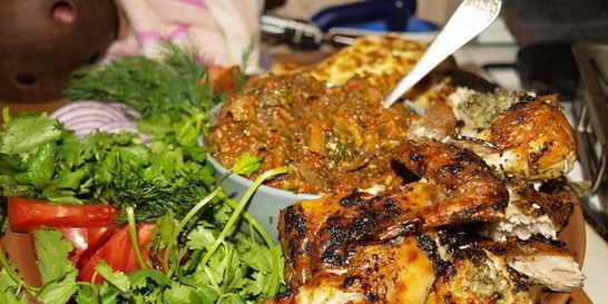 Цыпленок в Ткемали