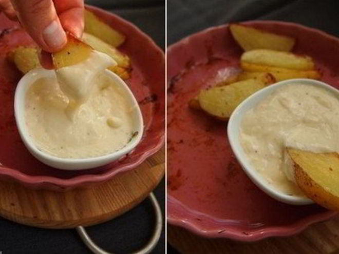 Рецепт молочно-сырного соус с мускатным орехом