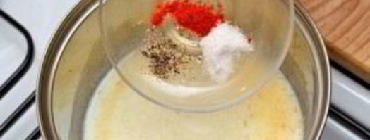 молочно-сырный соус. Шаг 5