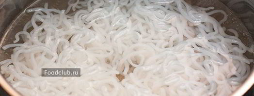 обезжиренный сырный соус и ширатаки. Шаг 7
