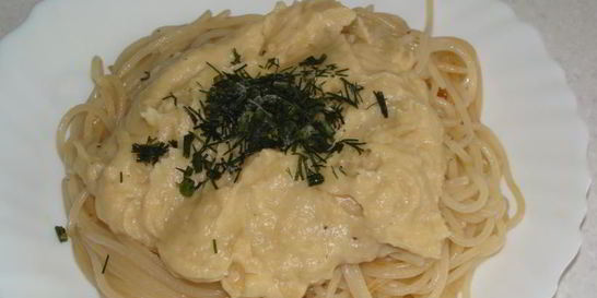 Сырный соус для спагетти