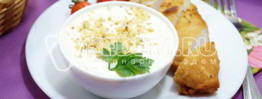 сырный соус с чесноком. Шаг 6