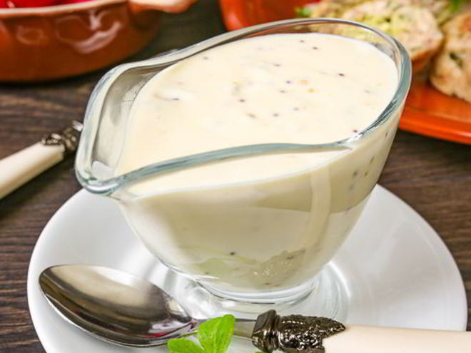 Рецепт сырного соуса с горчицей