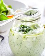 Сырный соус с зеленью