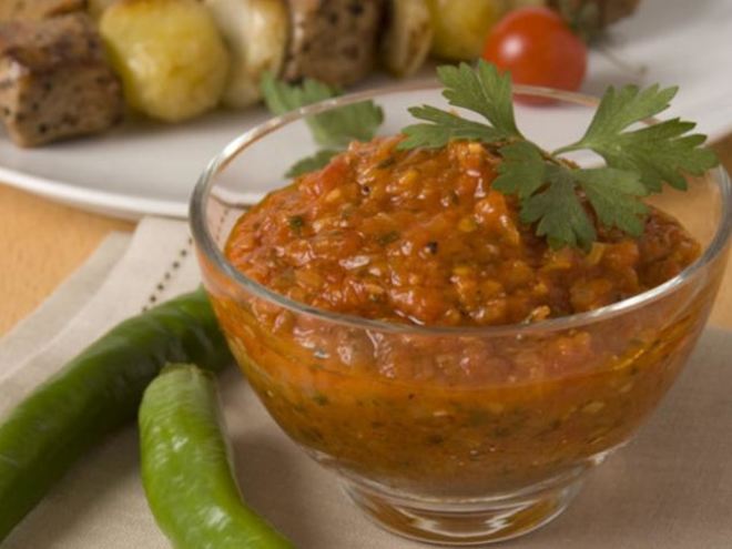 Рецепт томатного соуса острого