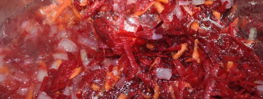 борщ без мяса в мультиварке. Шаг 5