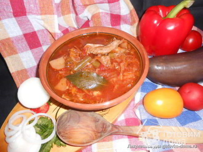 Рецепт борща гетманского