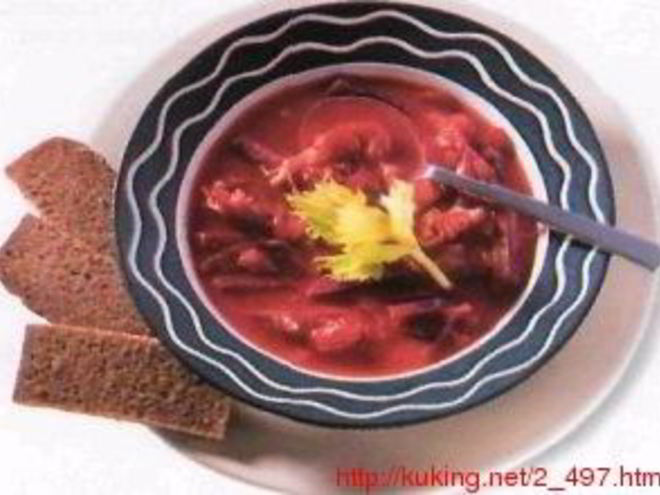 Рецепт борща овощной