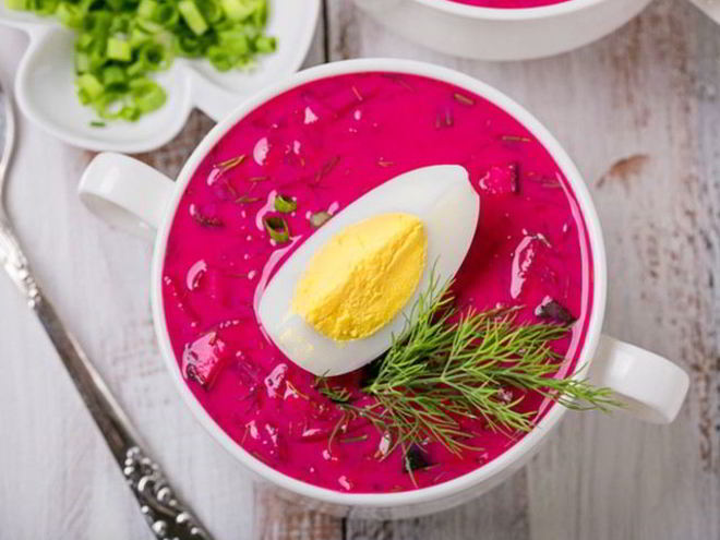 Рецепт борща по-литовски на кефире