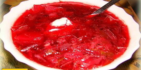 Борщ постный