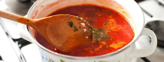 борщ с белыми грибами. Шаг 8