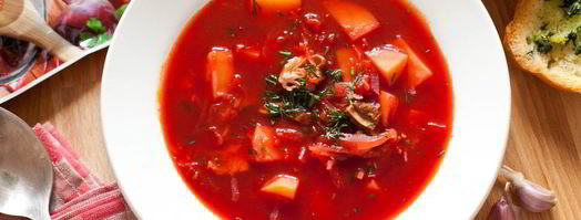 борщ с белыми грибами. Шаг 10