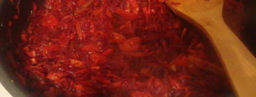 борщ с чесночными булочками. Шаг 13