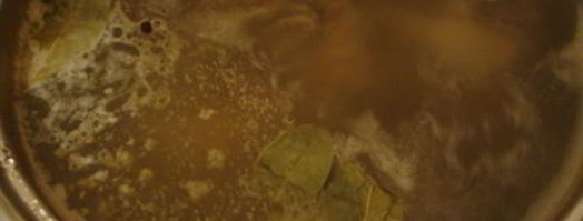 борщ с чесночными булочками. Шаг 6