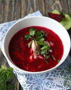 Борщ с курицей