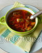Борщ с ребрышками
