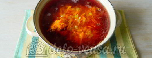 борщ с ребрышками. Шаг 6