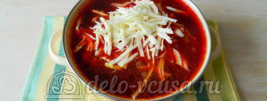 борщ с ребрышками. Шаг 8
