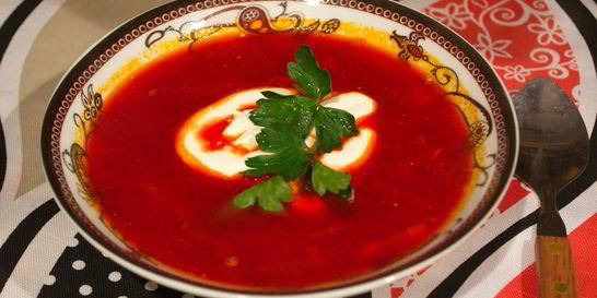 Борщ с рыбой