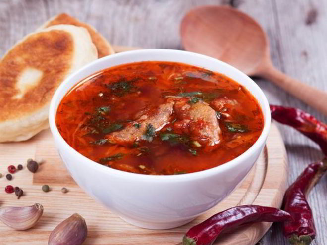 Рецепт борща с селедкой