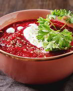 Борщ с яблоком