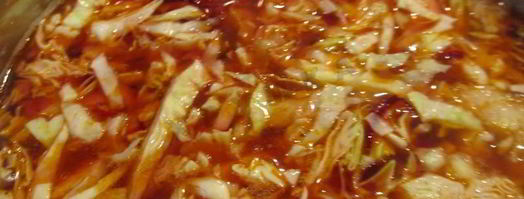 борщ сибирский с фрикадельками и томатной пастой. Шаг 12