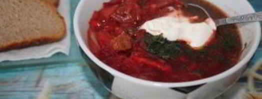 борщ сибирский с мясом. Шаг 13