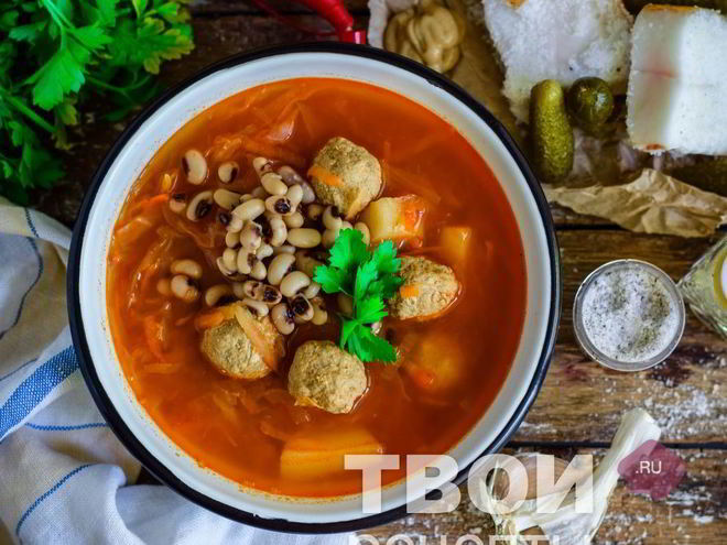 Рецепт борща сибирского