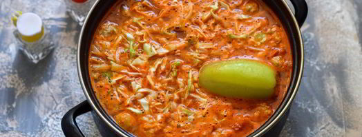 борщ сибирский. Шаг 10