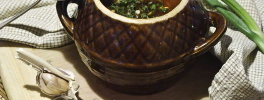 борщ в горшочке. Шаг 14