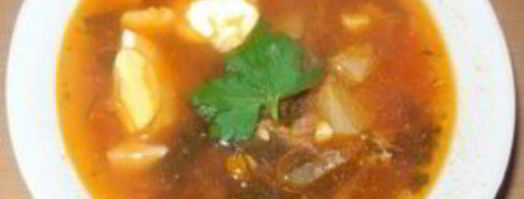 борщ в мультиварке со щавелем. Шаг 12