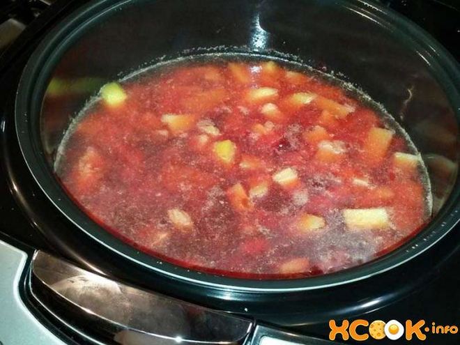 Рецепт борща в мультиварке