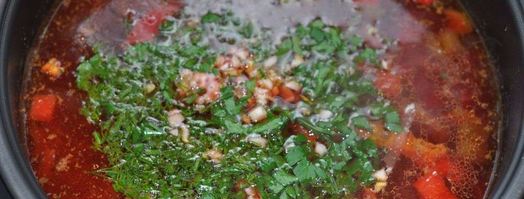 борщ в мультиварке. Шаг 9