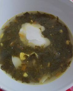 Борщ зеленый