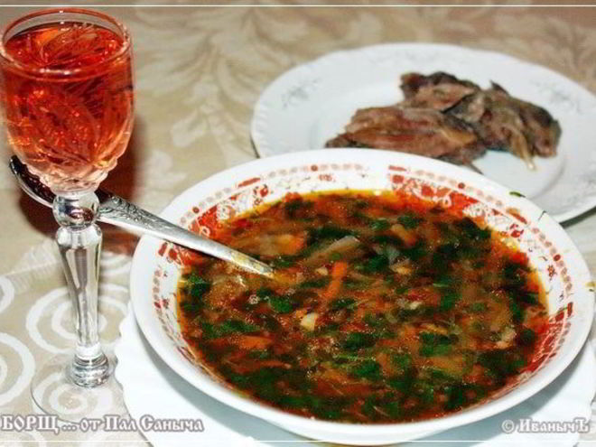 Рецепт борща