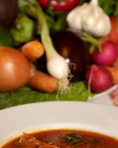 Борща с курицей