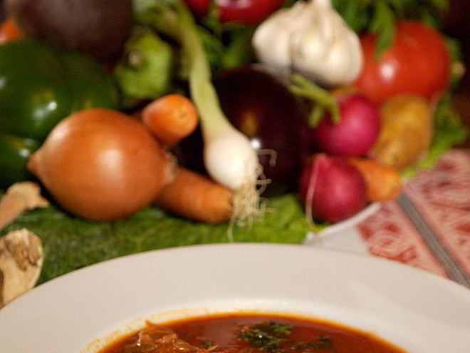 Рецепт борщи с курицей