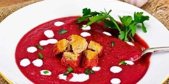 Холодный борщ-пюре