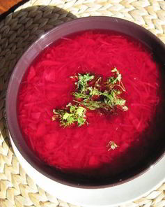 Летний борщ