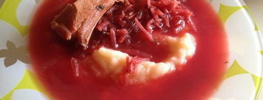 польский борщ на пюре. Шаг 8