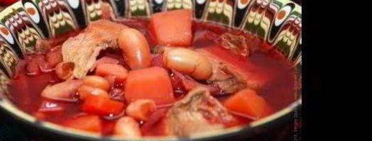 постный борщ с грибами. Шаг 7