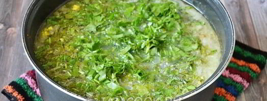 зеленый борщ в мультиварке. Шаг 15